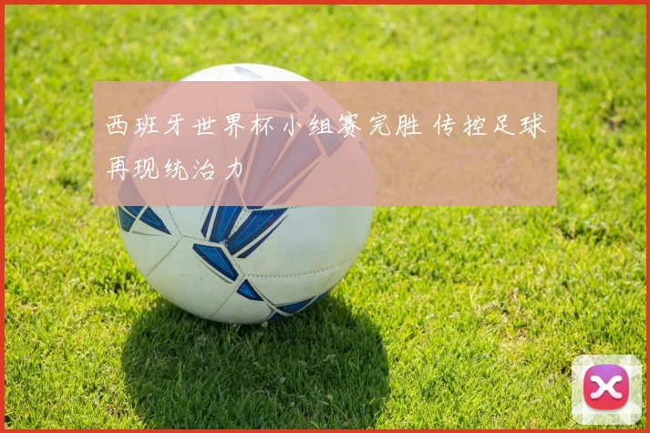 西班牙世界杯小组赛完胜 传控足球再现统治力